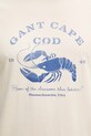 Gant T-shirt męski bawełniany 2003425 beżowy