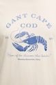 Gant T-shirt męski bawełniany 2003425 beżowy