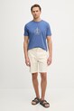 Gant T-shirt męski bawełniany 2003425 niebieski SS26
