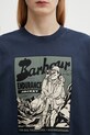 Barbour MTS1555NY91 t-shirt bawełniany męski granatowy MTS1555NY91