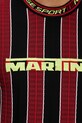 Martine Rose Logo T-shirt męski z wiskozą czerwony 959YA12120