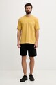 Guess t-shirt bawełniany GUSTAVE Z6GI01.K2835 żółty SS26