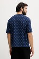 Odzież Guess t-shirt męski bawełniany OVIDIO Z6GI07.K2852 granatowy