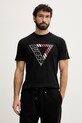 Guess t-shirt męski bawełniany FOLCO czarny Z6GI09.K2859