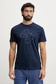 Guess t-shirt męski bawełniany TIBERIO granatowy Z6GI13.K2875