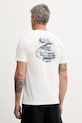 Rip Curl T-shirt męski bawełniany KEEP ON TRUCKING biały 0XWMTE