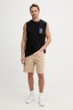 Rip Curl top męski bawełniany SEARCH DAWN MUSCLE 10PMTE czarny SS26