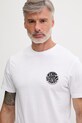 Rip Curl T-shirt męski bawełniany WETTIE ICON biały 10VMTE