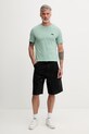 Rip Curl T-shirt męski bawełniany STREAMLINE EMBROID TEE 10XMTE zielony SS26
