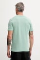 Odzież Rip Curl T-shirt męski bawełniany STREAMLINE EMBROID TEE 10XMTE zielony