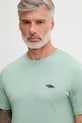 Rip Curl T-shirt męski bawełniany STREAMLINE EMBROID TEE zielony 10XMTE