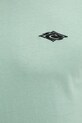 Rip Curl T-shirt męski bawełniany STREAMLINE EMBROID TEE 10XMTE zielony