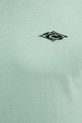 Rip Curl T-shirt męski bawełniany STREAMLINE EMBROID TEE 10XMTE zielony