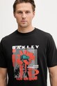 Oakley T-shirt męski bawełniany FUTURESCAPE FROG czarny FOA408547