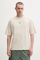Oakley t-shirt męski bawełniany beżowy FOA407825