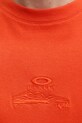 Oakley t-shirt męski bawełniany MTN RIDGE FOA407934 pomarańczowy