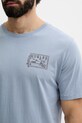 Hurley футболка для мужчин из хлопка HSP26MMTS08557 голубой