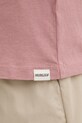 Hurley t-shirt męski bawełniany HSP26MMTS09552 różowy
