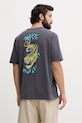 Hurley t-shirt da uomo in cotone ETAM grigio MTSEUET0001