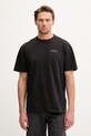 Odzież Hurley t-shirt męski bawełniany KRAFT MTSEUKR0001 czarny