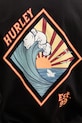 Hurley top pánský bavlněný MTKEUED0004 černá
