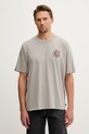 Odzież Hurley t-shirt męski bawełniany MTSEUTT0002 szary
