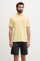 Odzież Hurley t-shirt męski bawełniany MTSEUED0001 żółty