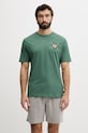 Одежда Hurley футболка для мужчин из хлопка MTSEUED0003 зелёный