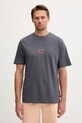 Hurley t-shirt męski bawełniany szary MTSEUED0016