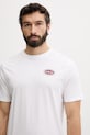 Hurley pánske bavlnené tričko biela MTSEUED0022