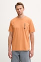 Oblečenie Hurley pánske bavlnené tričko MTSEU00025 oranžová