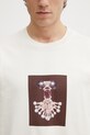 Wales Bonner Compass t-shirt bawełniany męski beżowy US26JE12.JE01.102