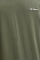 Carhartt WIP S/S Script Embroidery T-Shirt męski bawełniany zielony I030435.3LUXX
