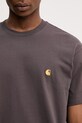 Carhartt WIP S/S Chase T-Shirt t-shirt bawełniany męski brązowy I026391.3LNXX