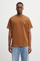 Carhartt WIP S/S Chase T-Shirt tricou din bumbac pentru bărbați maro I026391.00YXX