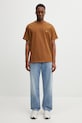 Carhartt WIP S/S Chase T-Shirt tricou din bumbac pentru bărbați I026391.00YXX maro
