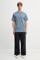Carhartt WIP S/S Madison T-Shirt t-shirt bawełniany męski I033000.3PPXX niebieski