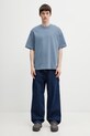 Carhartt WIP S/S Link Script T-Shirt cotton Men's I031373.3PPXX blue