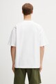 Odzież Carhartt WIP S/S WIP Label T-Shirt bawełniany męski I036180.02XX biały