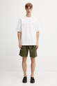 Carhartt WIP S/S WIP Label T-Shirt bawełniany męski I036180.02XX biały