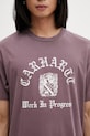 Carhartt WIP S/S Coat Of Arms T-Shirt t-shirt bawełniany męski fioletowy I036195.3J1GD