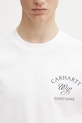Carhartt WIP S/S Eightynine T-Shirt тениска от памук мъжка бял I036205.02XX