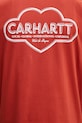 Carhartt WIP S/S Cloud Heart T-Shirt męski bawełniany I036244.3IXXX pomarańczowy