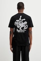 Carhartt WIP S/S Harlequin BBQ T-Shirt bawełniany męski czarny I036245.89XX