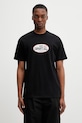 Odzież Carhartt WIP S/S Harlequin BBQ T-Shirt bawełniany męski I036245.89XX czarny