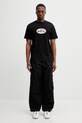 Carhartt WIP S/S Harlequin BBQ T-Shirt bawełniany męski I036245.89XX czarny