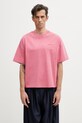 Carhartt WIP S/S Benton T-Shirt T-shirt bawełniany męski różowy I035590.3IJGD