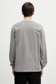 Clothing Carhartt WIP L/S Nelson T-Shirt longsleeve Men's cotton I029948.2LRGD gray