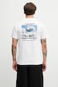 Odzież Carhartt WIP S/S Warm Views T-Shirt bawełniany męski I036246.02XX biały
