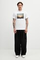 Carhartt WIP S/S Warm Views T-Shirt bawełniany męski I036246.02XX biały